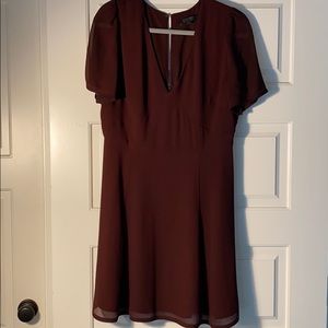 Maroon All Saints Dress